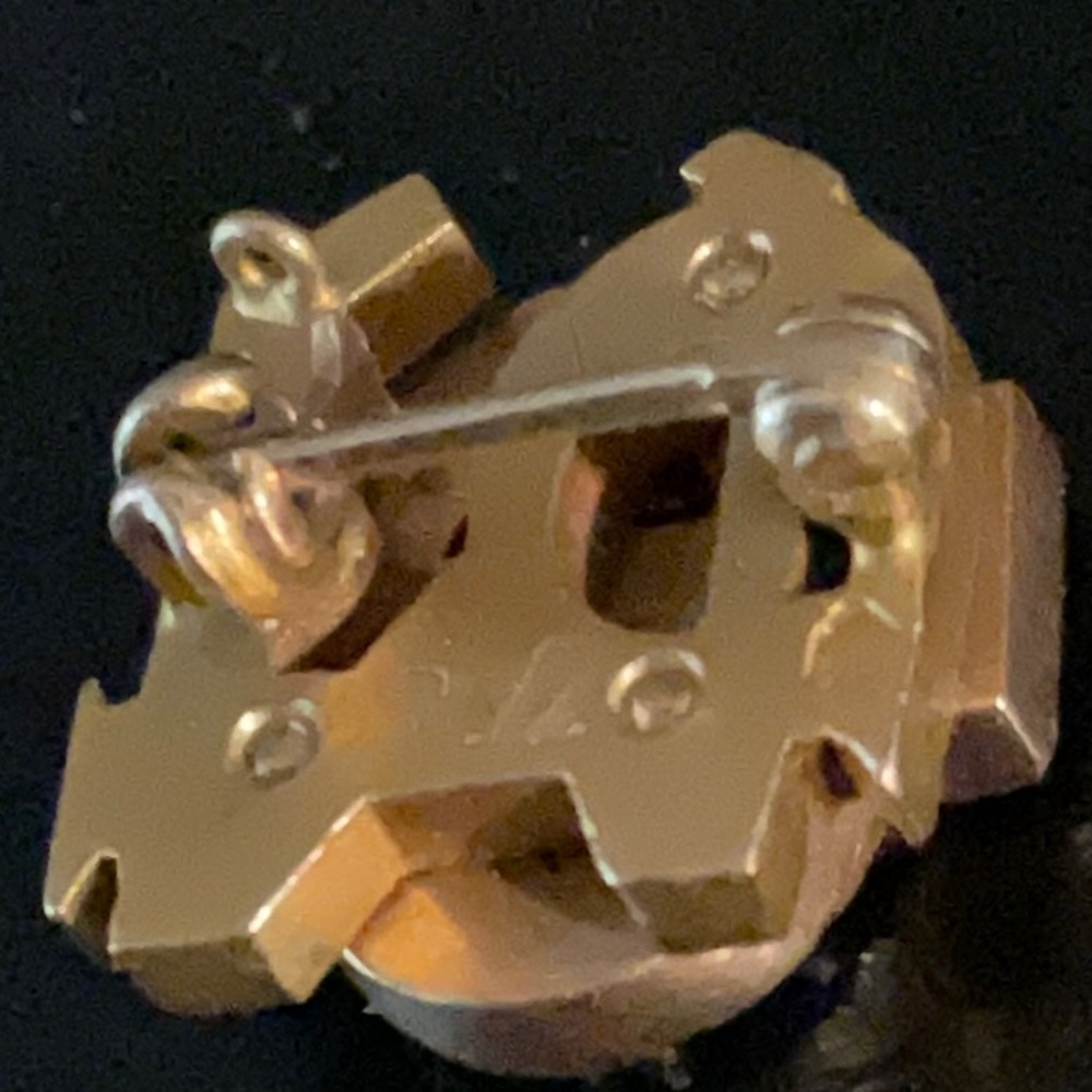 Vintage May 1949 Phi Beta Fraternity Gold Pin Badge 20 Seed Pearls - Picture 3 of 3